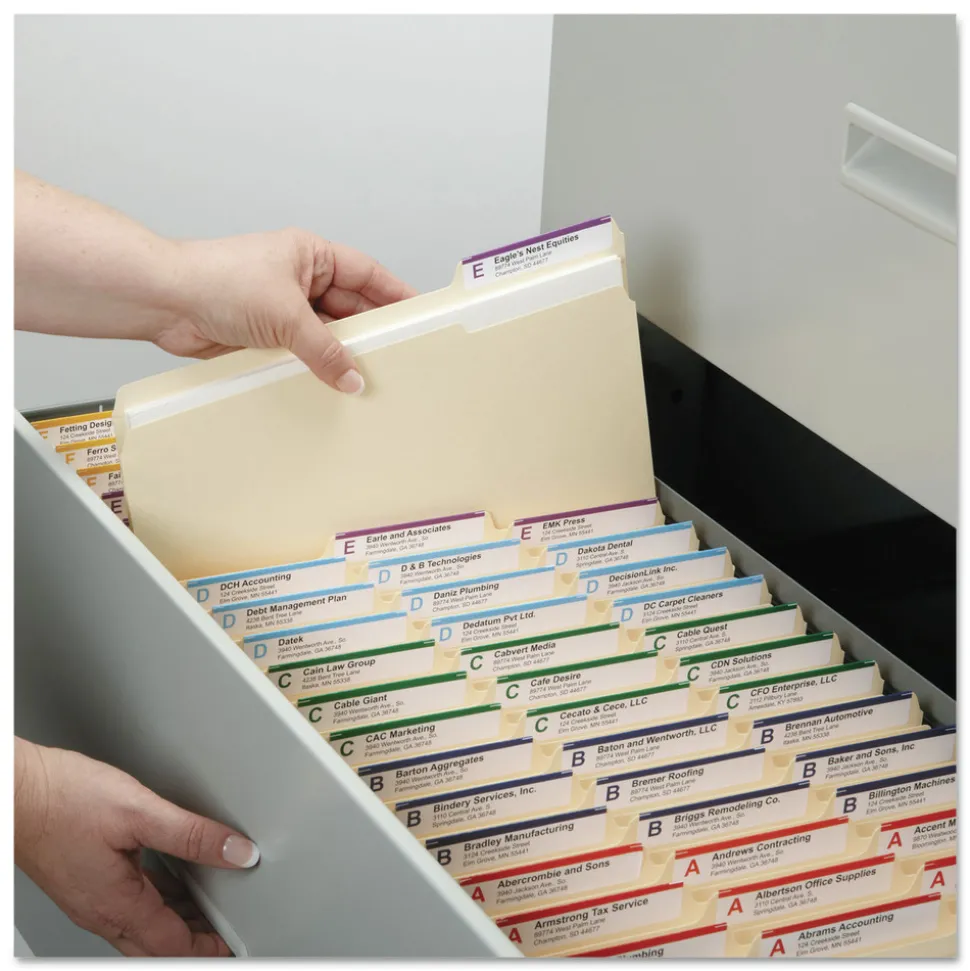 Smead 1.5 in. Top Tab Manila Expansion 2-Fastener Folders - Letter Size/Manila Exterior (50/Box)