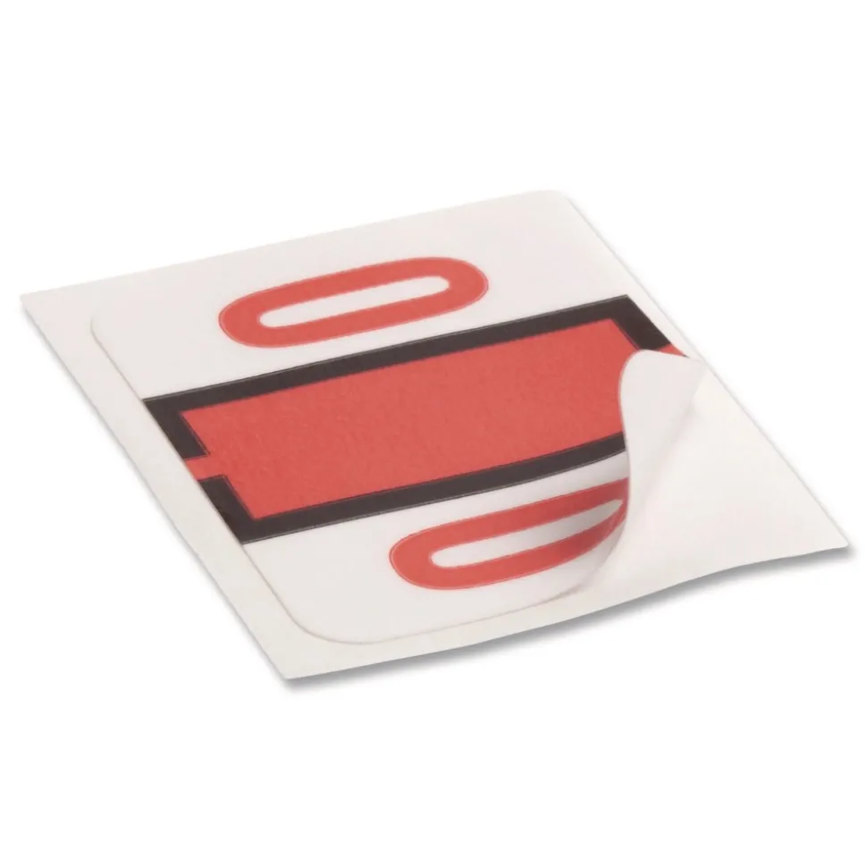 Smead 1 in. x 1.25 in. 0-9 Numerical End Tab File Folder Labels - White (1/Box)