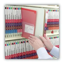 Smead 1.5 in. x 7.5 in. Color-Coded Smartstrip Inkjet Refill Label Forms - Assorted, White (250/Pack)