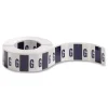 Smead 1 in. x 1.25 in. G Color-Coded End Tab Filing Labels - White (1-Roll)