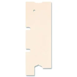 Smead 3.25 in. x 9.25 in. Straight Tab End Tab Converters - Manila (500/Box)