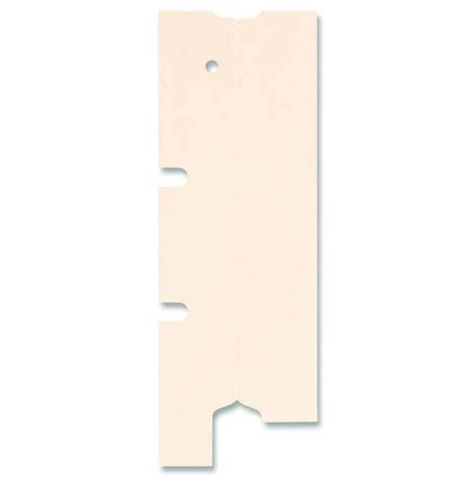 Smead 3.25 in. x 9.25 in. Straight Tab End Tab Converters - Manila (500/Box)