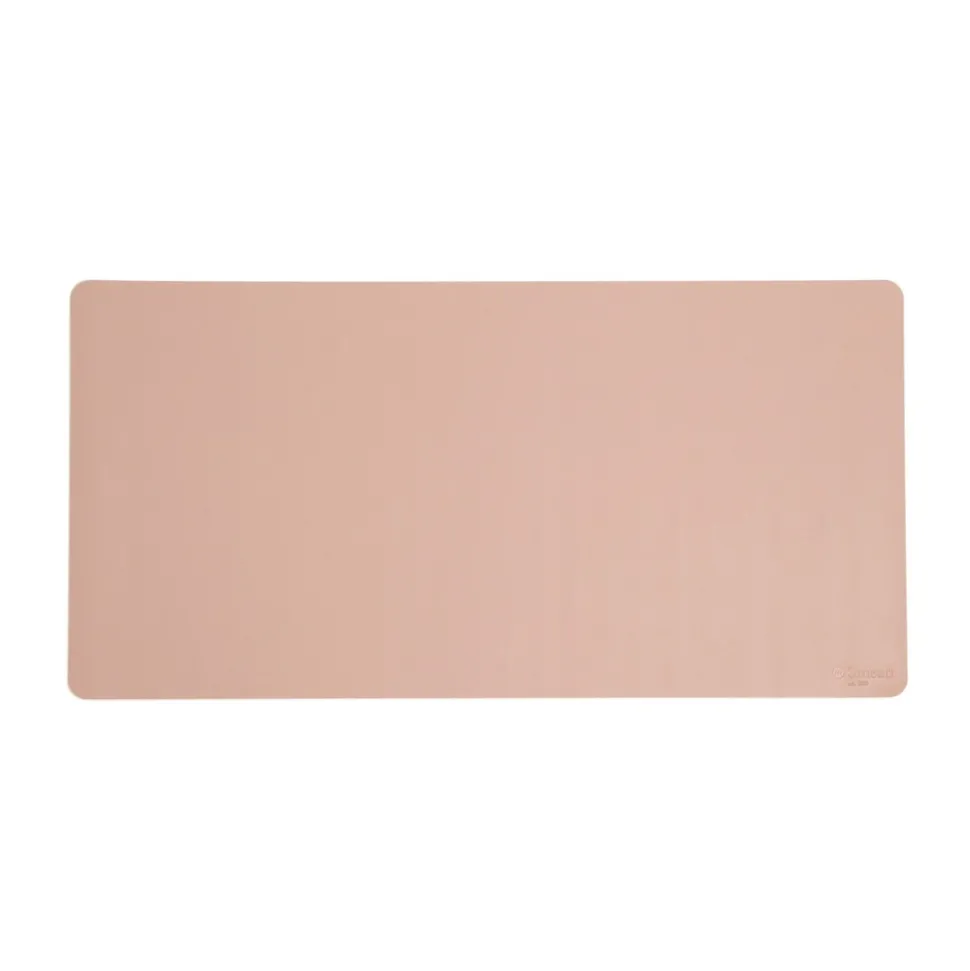 Smead 31.5 in. x 15.7 in. Vegan Leather Desk Pads - Light Pink