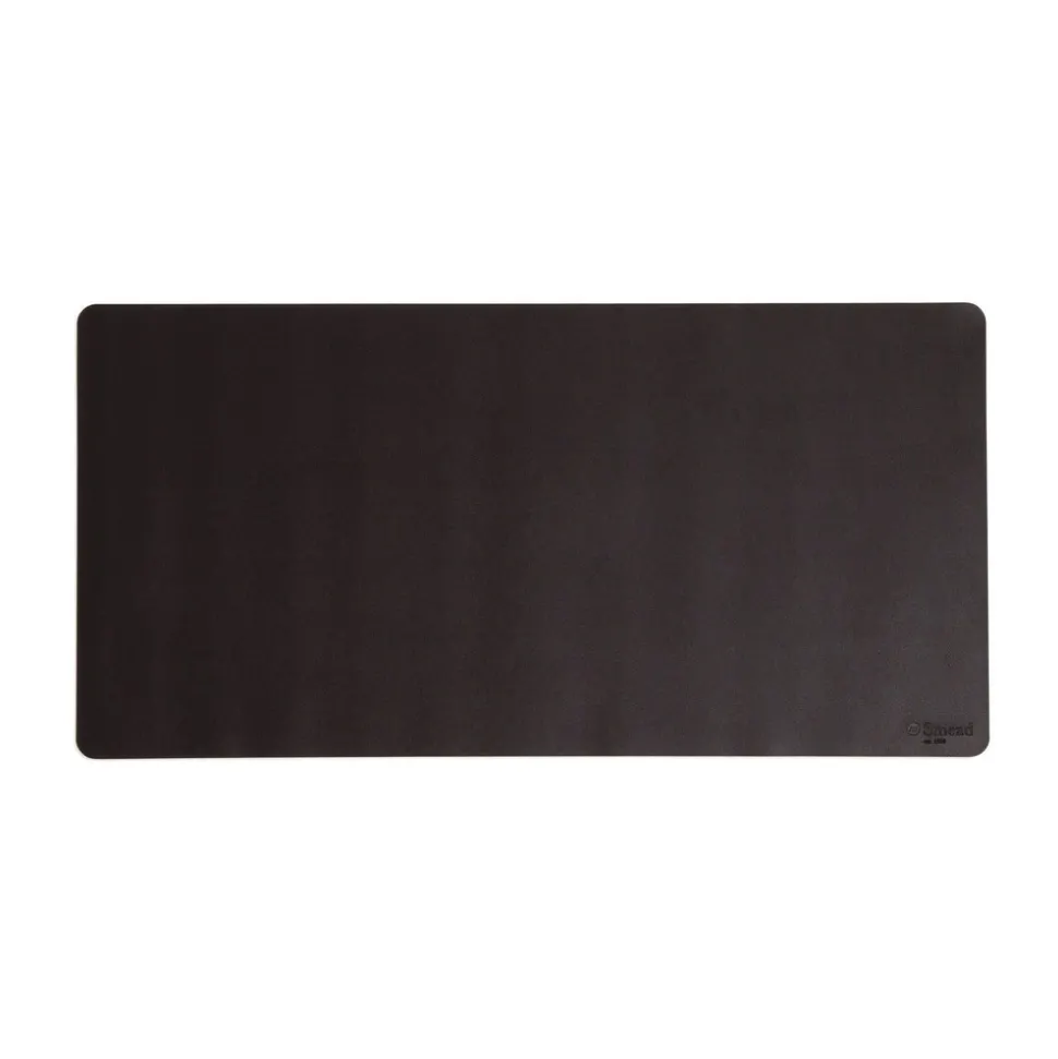 Smead 31.5 in. x 15.7 in. Vegan Leather Desk Pads - Charcoal