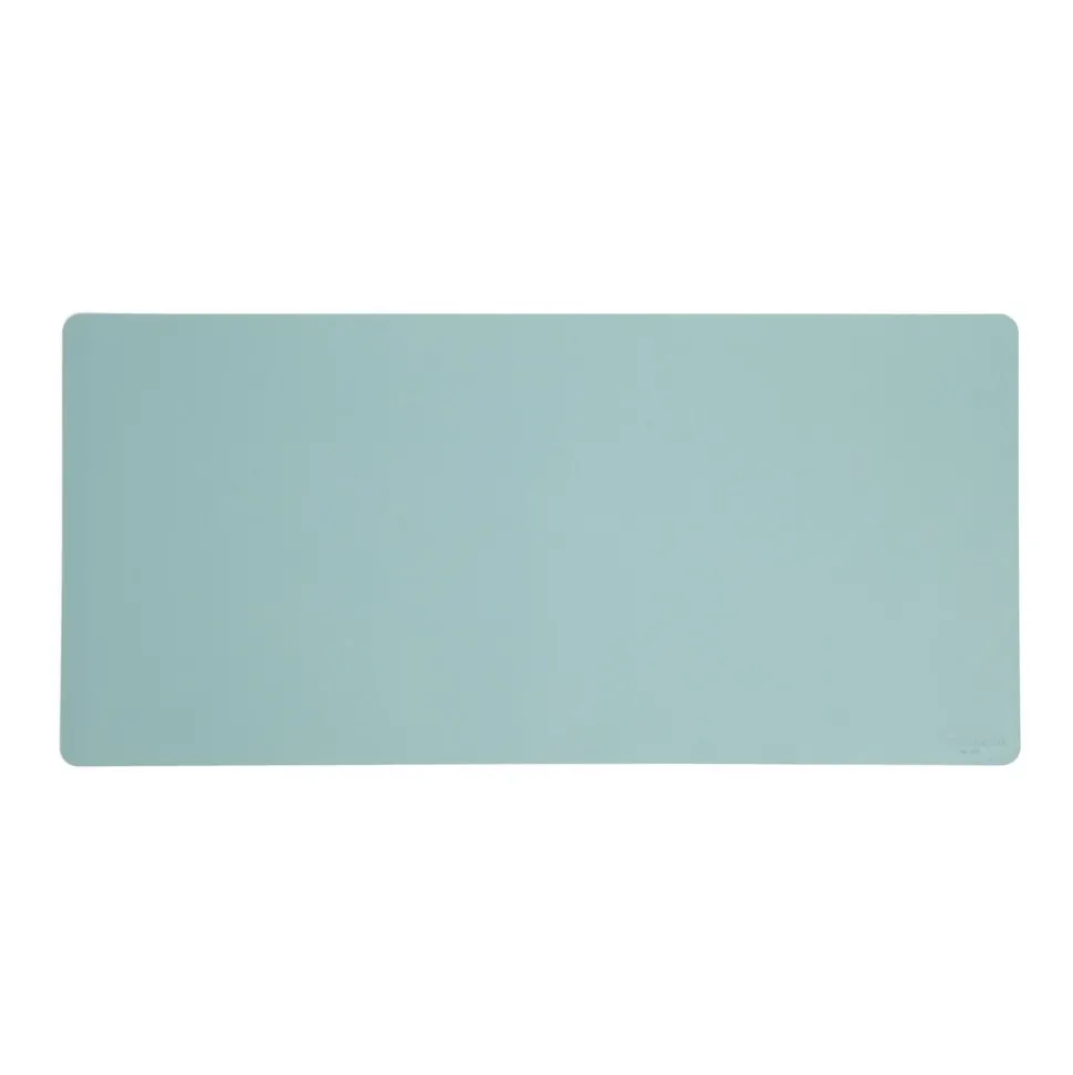 Smead 36 in. x 17 in. Vegan Leather Desk Pads - Light Blue