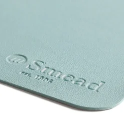 Smead 36 in. x 17 in. Vegan Leather Desk Pads - Light Blue