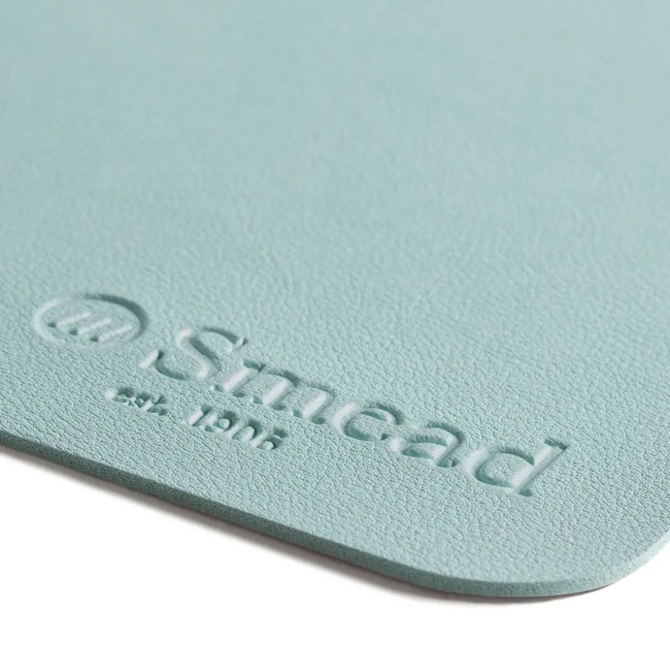 Smead 36 in. x 17 in. Vegan Leather Desk Pads - Light Blue