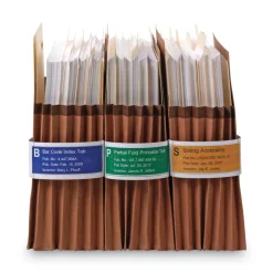 Smead 1.63 in. x 10.13 in. Viewables Pocket Label Pulls - White (45/Pack)