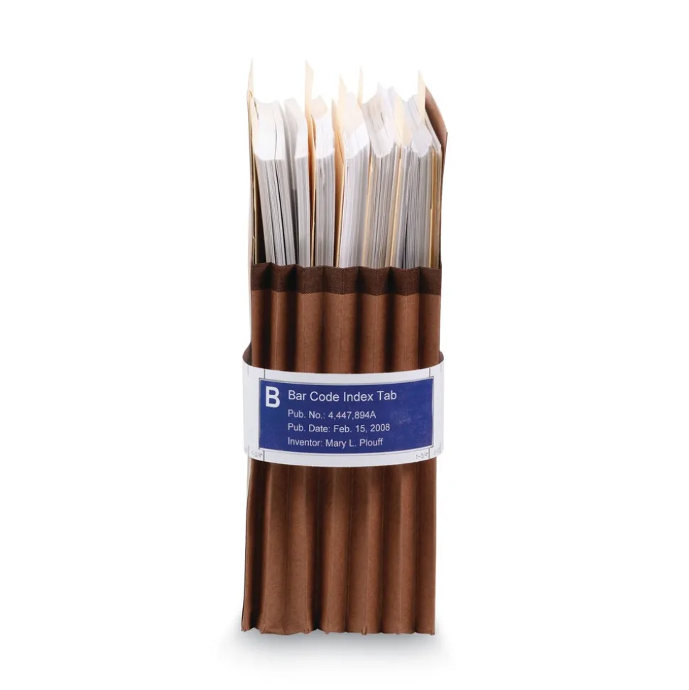 Smead 1.63 in. x 10.13 in. Viewables Pocket Label Pulls - White (45/Pack)