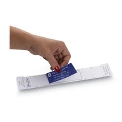 Smead 1.63 in. x 10.13 in. Viewables Pocket Label Pulls - White (45/Pack)