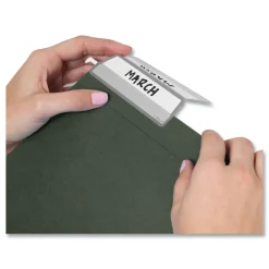 Smead 100 Percent Recycled Letter Size Hanging File Folders with ProTab Kit - Standard Green (1-Kit)