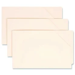 Smead 11 Point Straight Tab End Tab Jackets with Reinforced Tabs - Legal, Manila (100/Box)