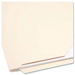 Smead 11 Point Straight Tab End Tab Jackets with Reinforced Tabs - Legal, Manila (100/Box)