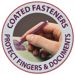 Smead 8 SafeSHIELD Fasteners 2/5-Cut Tabs 3 Dividers Letter Size Pressboard Classification Folders - Gray-Green (10/Box)