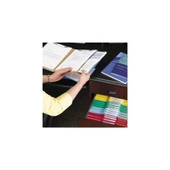 Smead 6 SafeSHIELD Fasteners 2 Dividers Letter Size 6-Section Pressboard Top Tab Pocket Classification Folders - Yellow (10/Box)