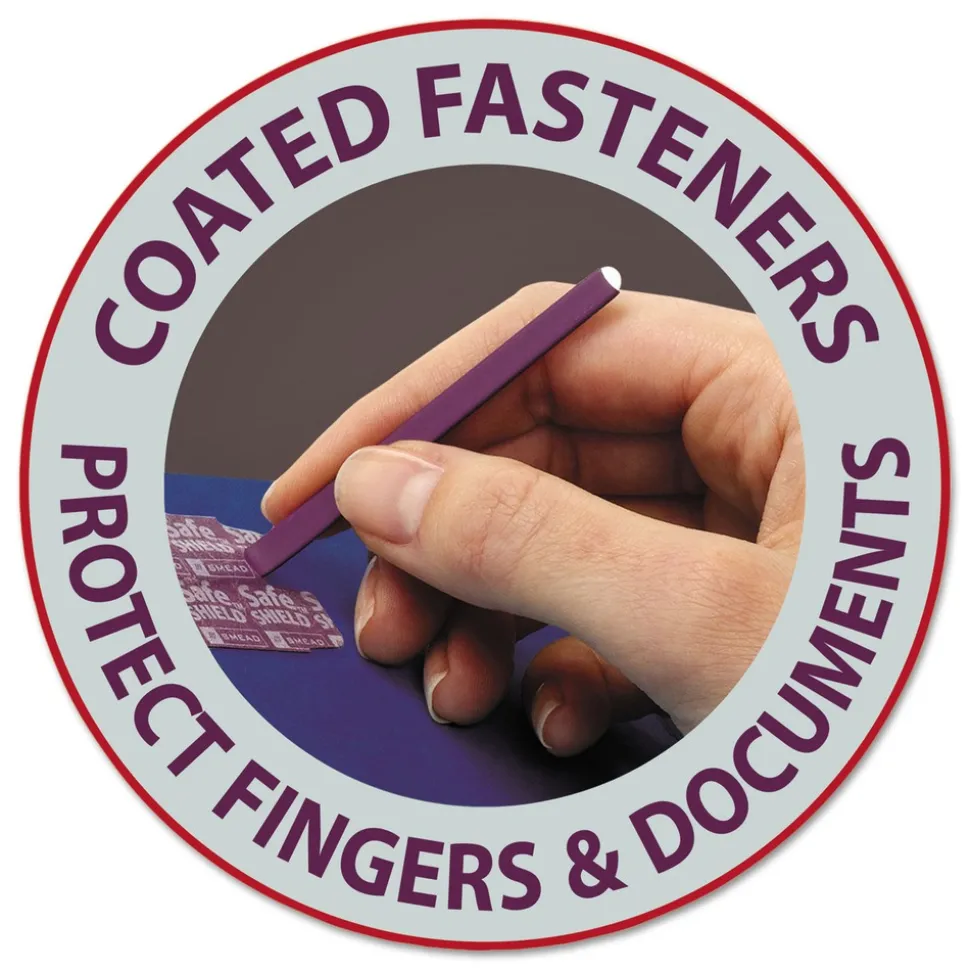 Smead 8 SafeSHIELD Fasteners 3 Dividers Letter Size Eight-Section Pressboard Top Tab Classification Folders - Dark Blue (10/Box)