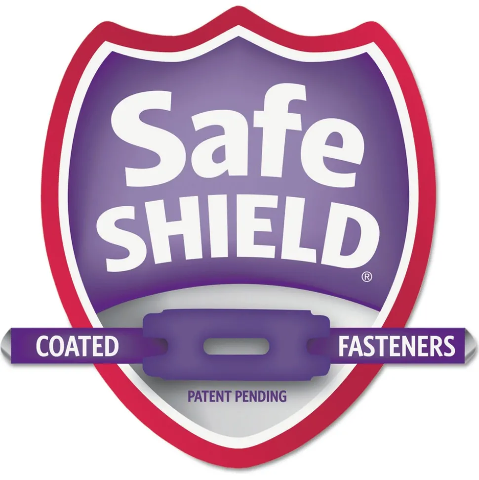 Smead 6 SafeSHIELD Fasteners 2 Dividers Letter Size 6-Section Pressboard Top Tab Pocket Classification Folders - Blue (10/Box)