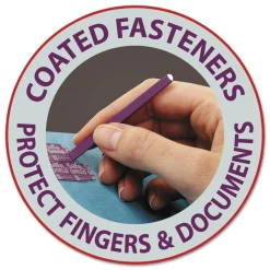 Smead 6 SafeSHIELD Fasteners 2 Dividers Letter Size 6-Section Pressboard Top Tab Pocket Classification Folders - Blue (10/Box)