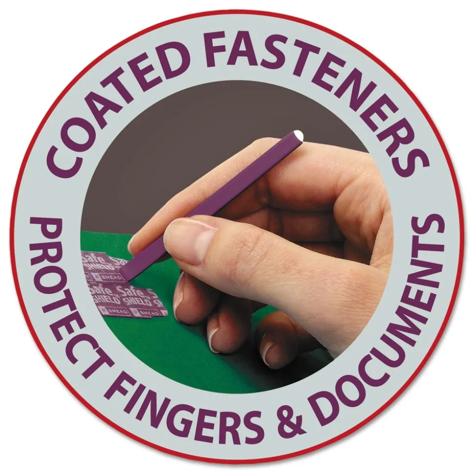 Smead 6 SafeSHIELD Fasteners 2 Dividers Letter Size 6-Section Pressboard Top Tab Pocket Classification Folders - Green (10/Box)