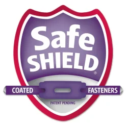 Smead 8 SafeSHIELD Fasteners 3 Dividers Letter Size 8-Section Pressboard Top Tab Classification Folders - Yellow (10/Box)