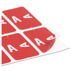 Smead 1 x 1.63 AlphaZ Color-Coded A-Z Labels Starter Set - Assorted (2200/Box)