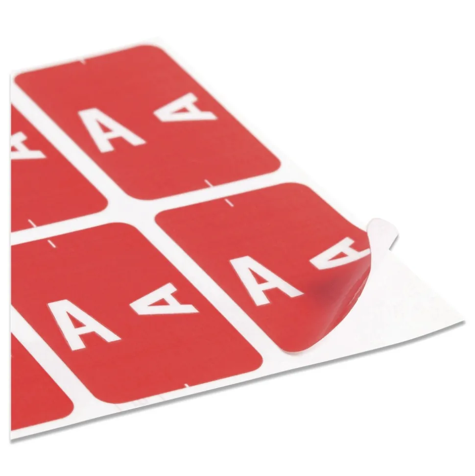 Smead 1 x 1.63 AlphaZ Color-Coded A-Z Labels Starter Set - Assorted (2200/Box)