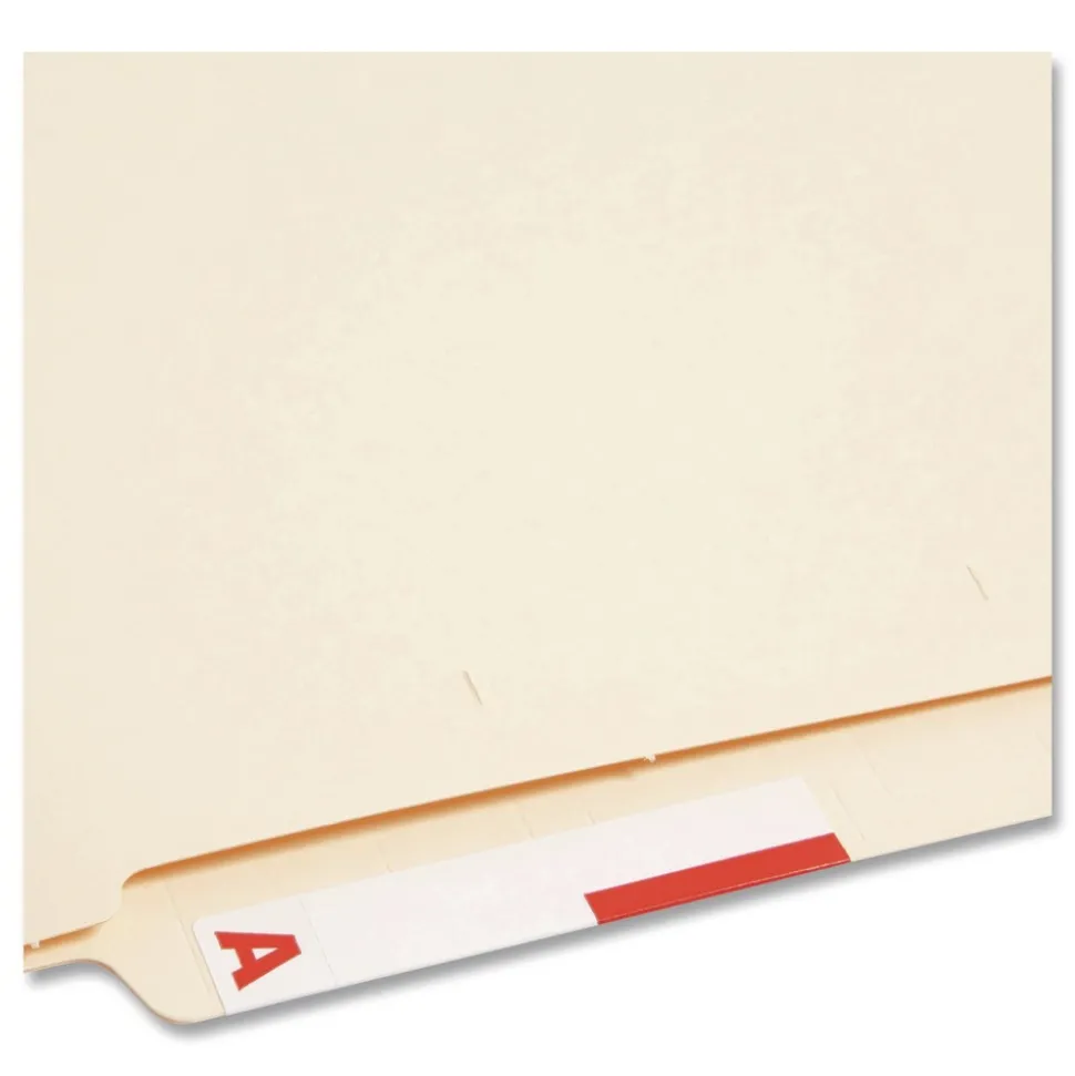 Smead 1.16 x 3.13 AlphaZ Color-Coded A-Z Labels Starter Set - Assorted (1/Box)