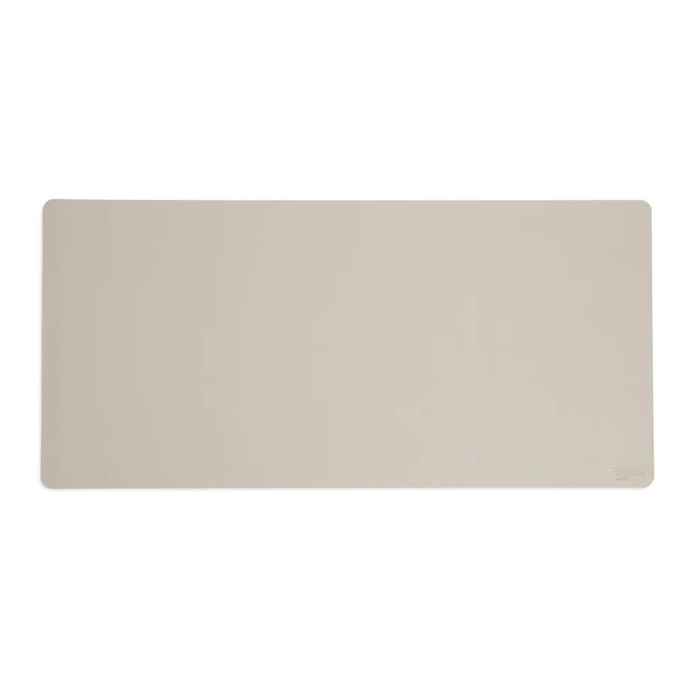 Smead 36 x 17 Vegan Leather Desk Pads - SandStone