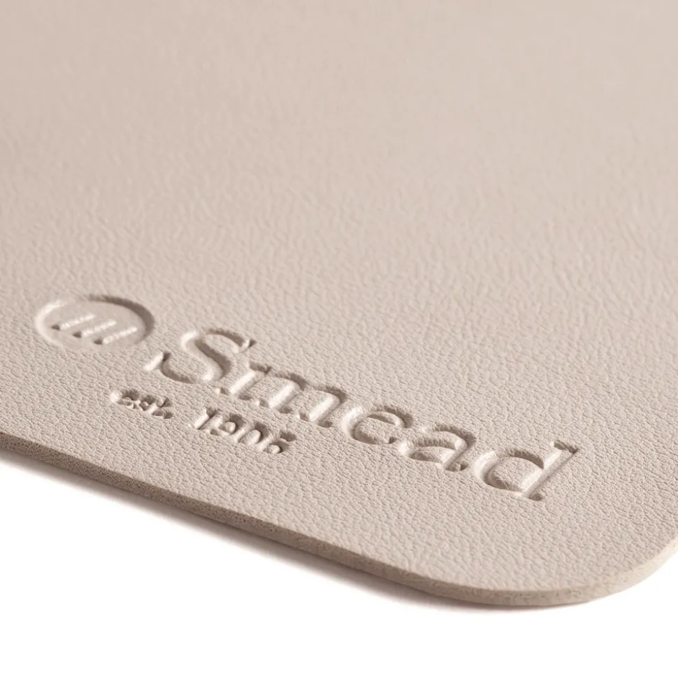 Smead 31.5 x 15.7 Vegan Leather Desk Pads - SandStone