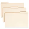 Smead 1/3-Cut Tabs Assorted Legal Size 0.75 in. Expansion 14-pt Reinforced Tab Manila File Folders - Manila (100/Box)