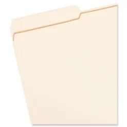 Smead 1/3-Cut Tabs Assorted Legal Size 0.75 in. Expansion 14-pt Reinforced Tab Manila File Folders - Manila (100/Box)