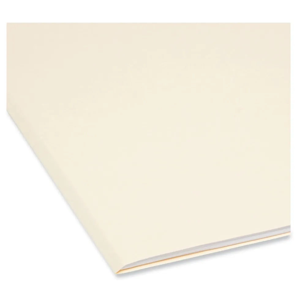 Smead 1/3-Cut Tabs Assorted Legal Size 0.75 in. Expansion 14-pt Reinforced Tab Manila File Folders - Manila (100/Box)