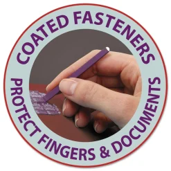 Smead Eight SafeSHIELD Fasteners 2/5-Cut Tabs 3 Dividers Legal Size Pressboard Classification Folders - Red (10/Box)