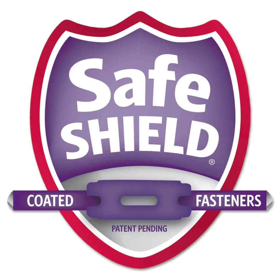 Smead End Tab Pressboard Classification Folders with Six SafeSHIELD Fasteners - Letter, Dark Blue (10/Box)