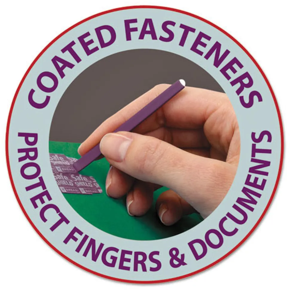 Smead Four SafeSHIELD Fasteners 1 Divider Legal Size Four-Section Pressboard Top Tab Classification Folders - Green (10/Box)