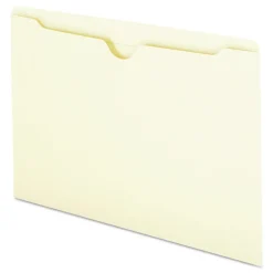 Smead 2-Ply Straight Tab Legal Size File Jackets - Manila (100/Box)