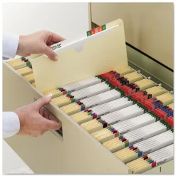 Smead 2-Ply Straight Tab Legal Size File Jackets - Manila (100/Box)