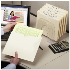 Smead 2-Ply Straight Tab Legal Size File Jackets - Manila (100/Box)