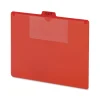 Smead 2-Pocket Style 1/5-Cut Top Tab Out 8.5 in. x 11 in. Poly Out Guide - Red (50/Box)