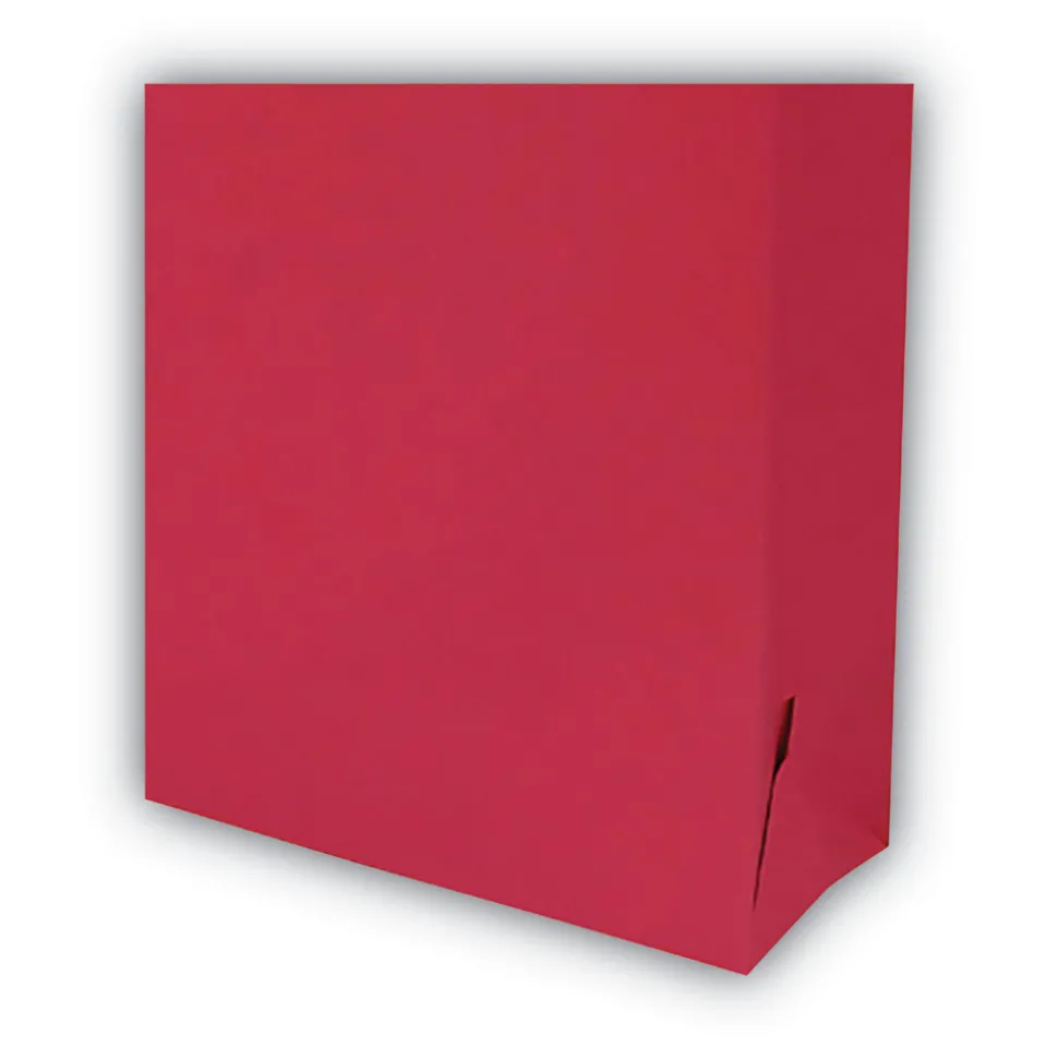 Smead Straight Tab Letter Size Colored File Jackets with Reinforced Double-Ply Tab - Red (50/Box)