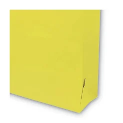 Smead Straight Tab Letter Size Colored File Jackets with Reinforced Double-Ply Tab - Yellow (50/Box)