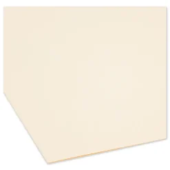 Smead SuperTab 0.75 in. Expansion Reinforced Guide Height Fastener Folders - Manila/Legal Size (50/Box)