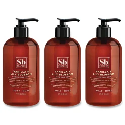 Soapbox 12 oz Hand Soap - Vanilla and Lily Blossom Scent (3/Box)