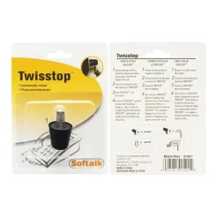 Softalk Twisstop Rotating Phone Cord Detangler - Black