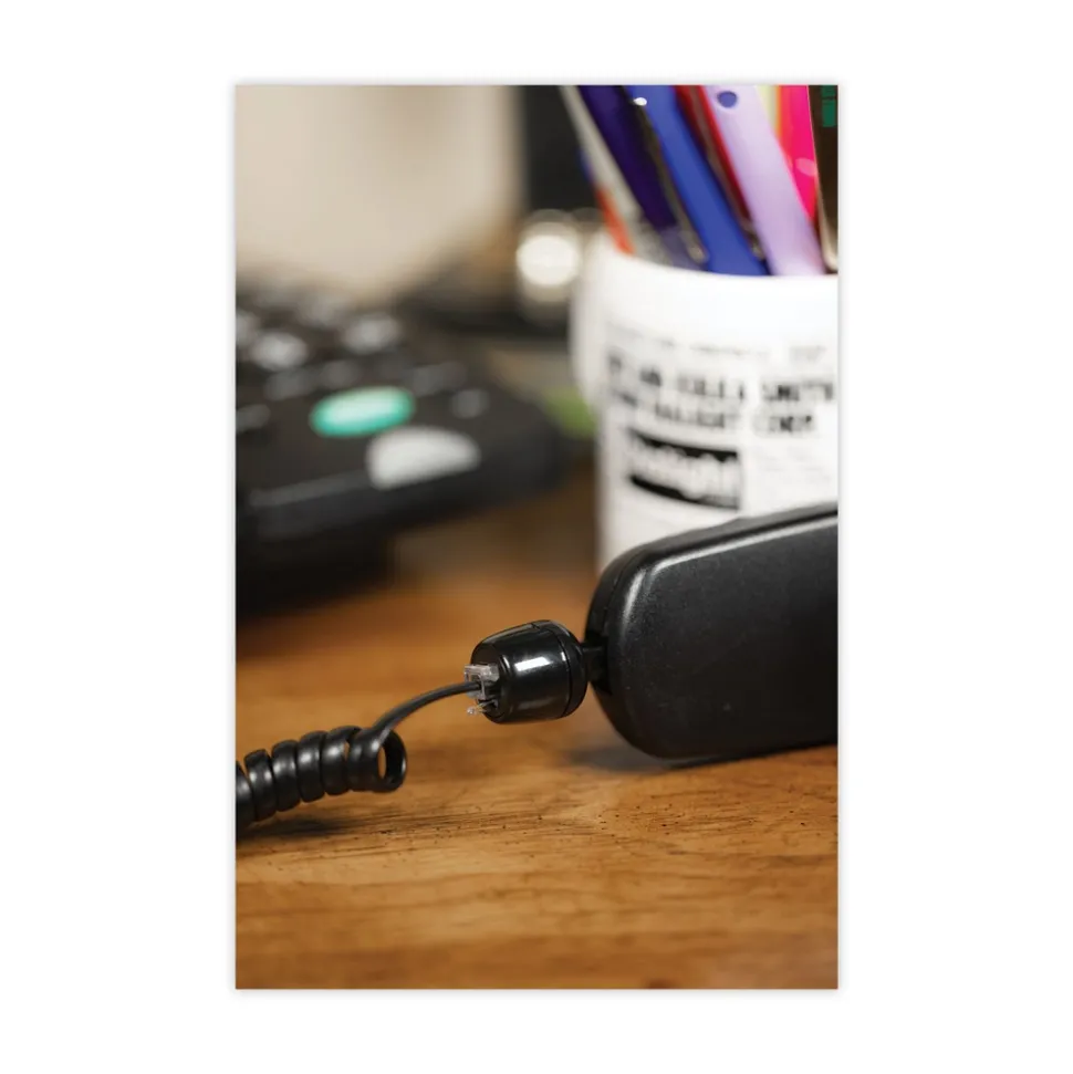 Softalk Untangler Rotating Phone Cord Detangler - Black