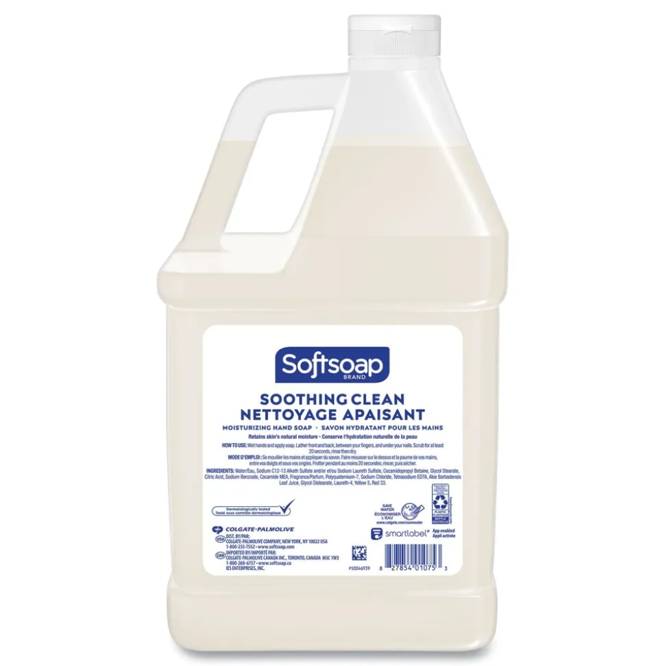 Softsoap 1 gal. Bottle Liquid Hand Soap Refill with Aloe - Aloe Vera Fresh Scent (4/Carton)