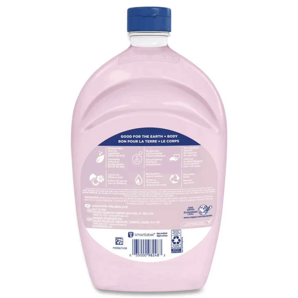 Softsoap Liquid Hand Soap Refills - Coconut and Hibiscus (6/Carton)