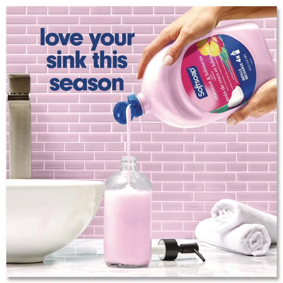Softsoap Liquid Hand Soap Refills - Coconut and Hibiscus (6/Carton)