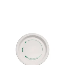 SOLO 6 in. Diameter ProPlanet Seal Compostable Paper Dinnerware Plate - White (1000/Carton)