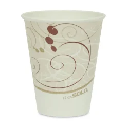 SOLO 12 oz Double Sided Poly (DSP) Symphony Design Paper Cold Cups (2000/Carton)